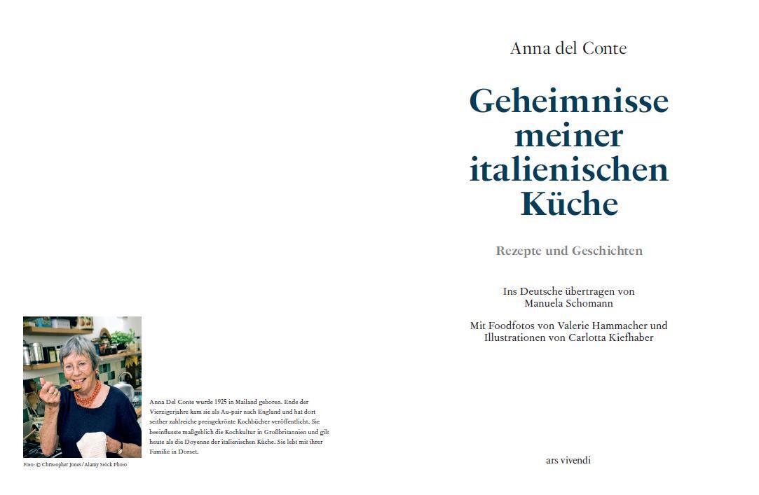 Bild: 9783747204139 | Geheimnisse meiner italienischen Küche | Anna del Conte | Buch | 2022