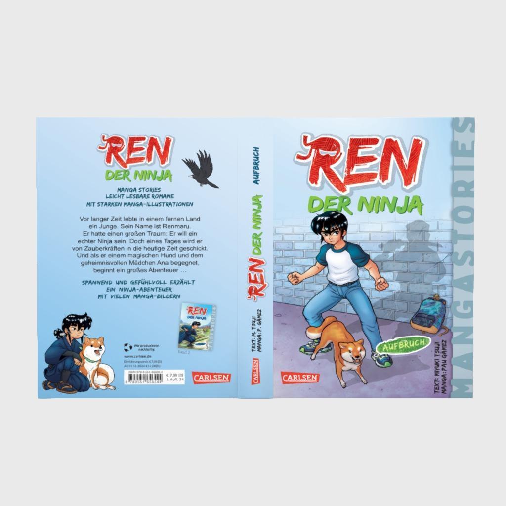 Bild: 9783551656544 | REN, der Ninja - Band 1 - Aufbruch | Miyuki Tsuji | Buch | 256 S.