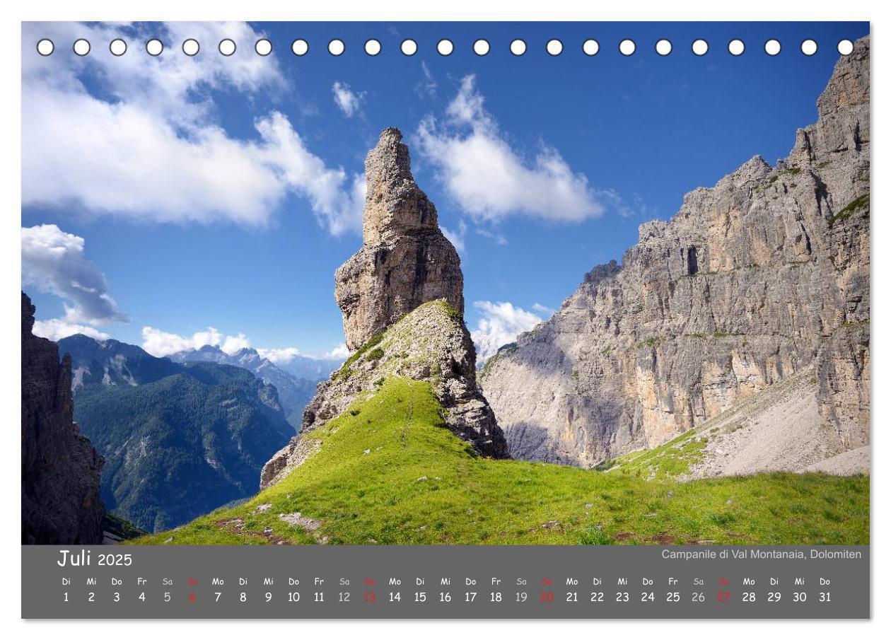 Bild: 9783435841165 | Traumhafte Bergwelt Kalender (Tischkalender 2025 DIN A5 quer),...