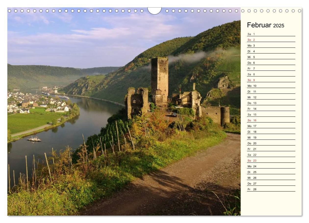 Bild: 9783435521425 | Entlang der Mosel (Wandkalender 2025 DIN A3 quer), CALVENDO...