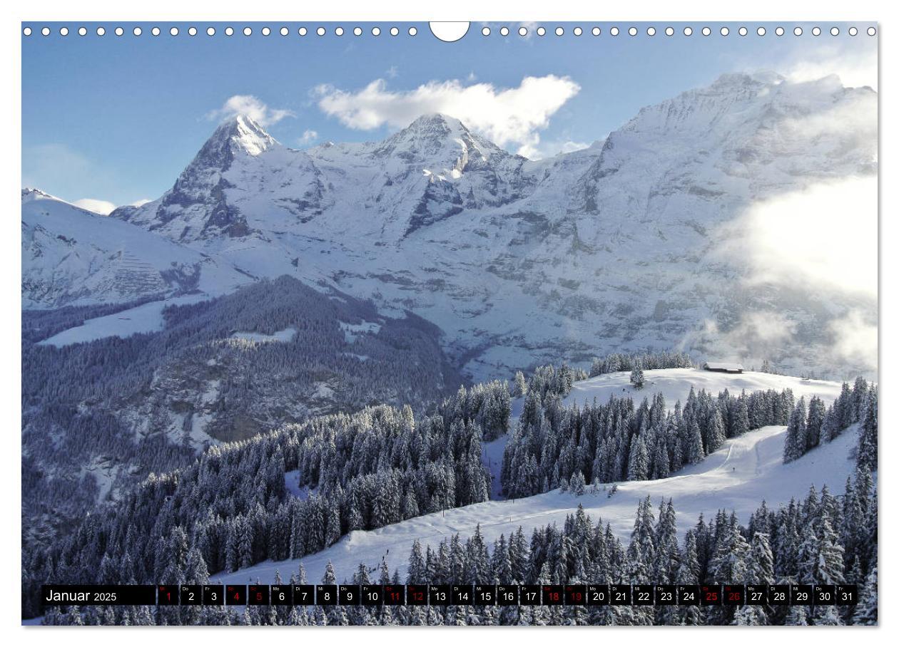 Bild: 9783435426126 | Eiger, Mönch und Jungfrau 2025 (Wandkalender 2025 DIN A3 quer),...