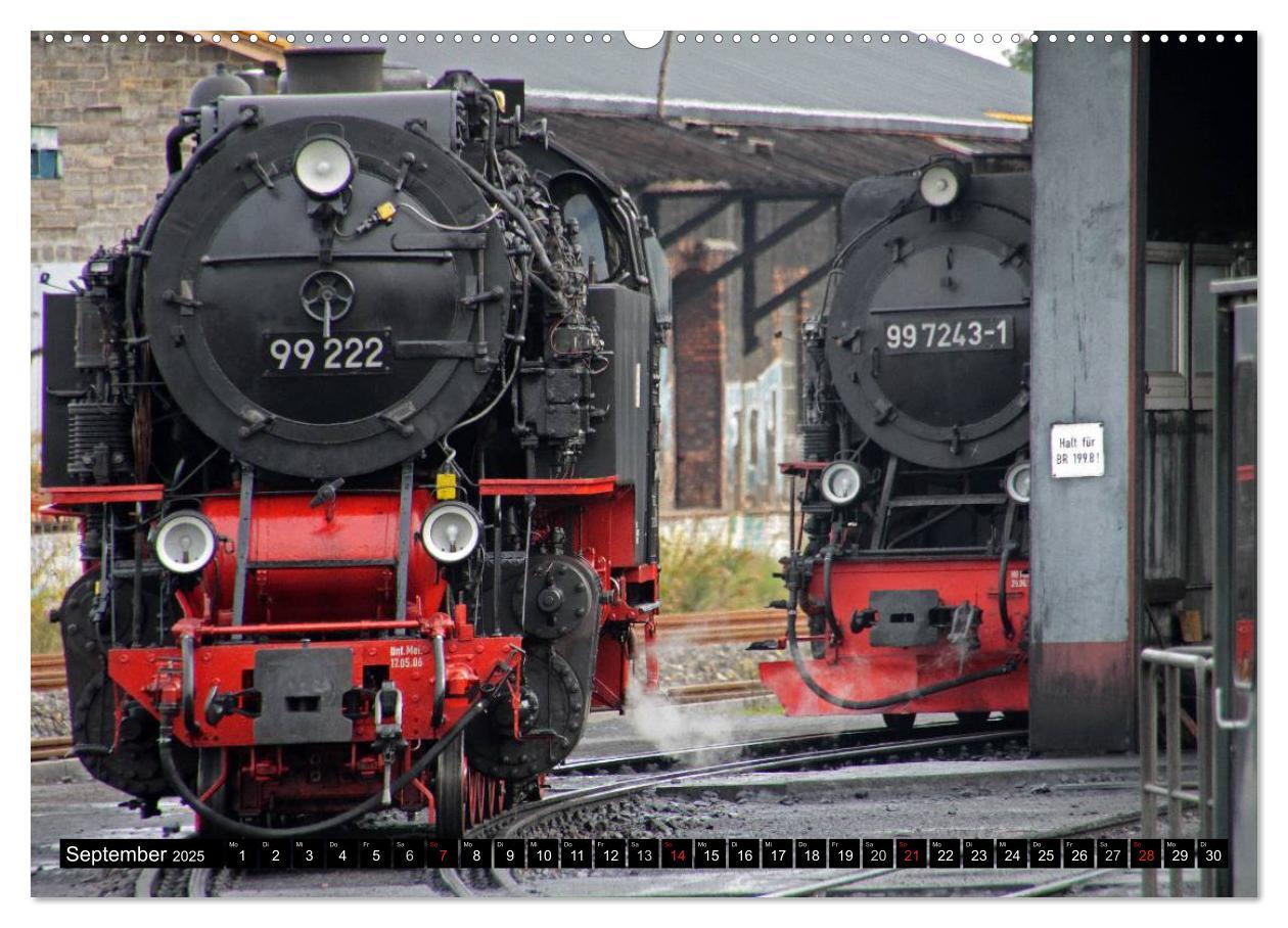 Bild: 9783435754175 | Die Brockenbahn - Mit Volldampf durch den Harz (Wandkalender 2025...