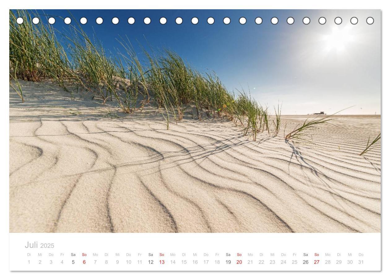 Bild: 9783435620791 | St. Peter-Ording (Tischkalender 2025 DIN A5 quer), CALVENDO...