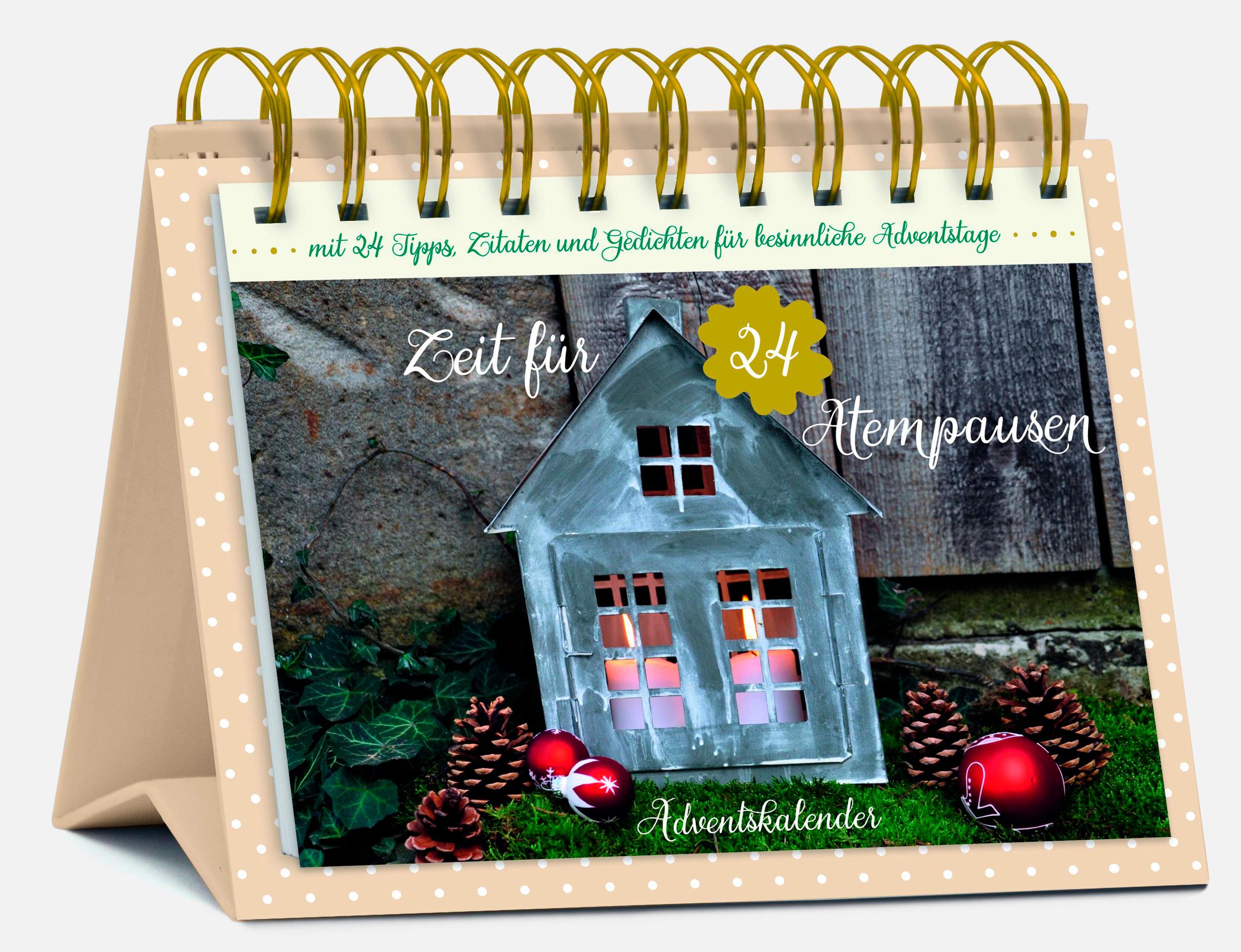 Cover: 9783782794374 | "Tisch-Adventskalender ""Zeit für 24 Atempausen""" | Korsch Verlag