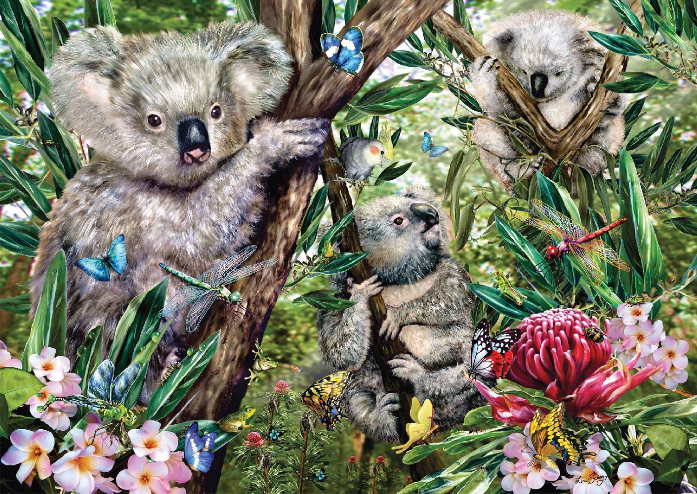 Bild: 4001504597061 | Süße Koala-Familie | Puzzle Standard 500 Teile | Spiel | Schachtel