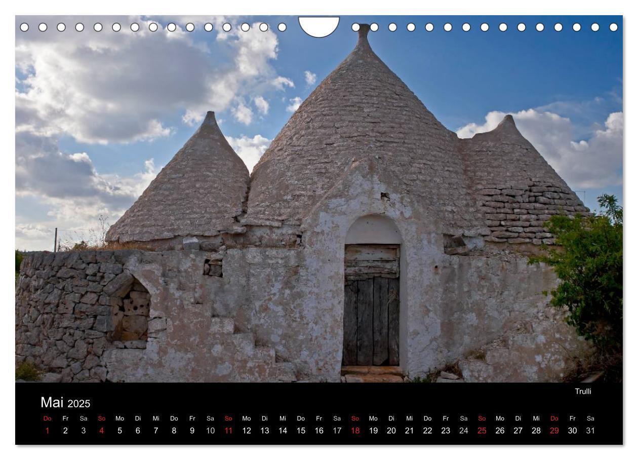 Bild: 9783435827091 | Apulien (Wandkalender 2025 DIN A4 quer), CALVENDO Monatskalender