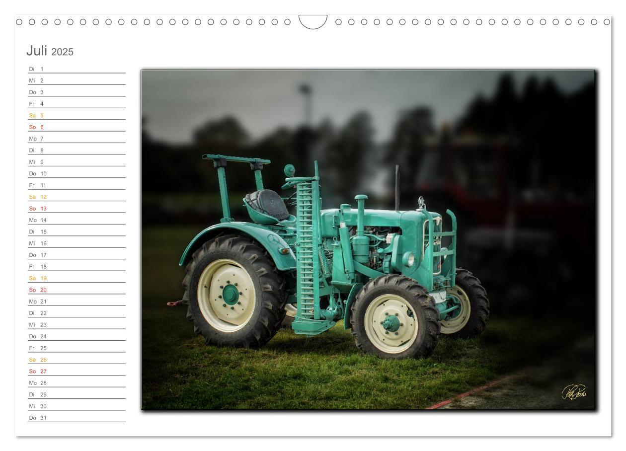 Bild: 9783435634514 | Oldtimer - geliebte Trecker (Wandkalender 2025 DIN A3 quer),...