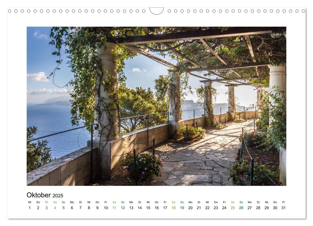 Bild: 9783435458004 | Sehnsuchtsinseln Capri und Ischia (Wandkalender 2025 DIN A3 quer),...