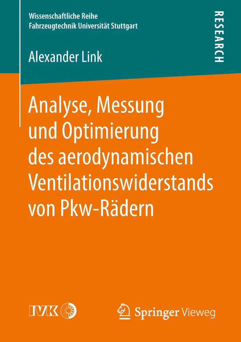 Cover: 9783658222857 | Analyse, Messung und Optimierung des aerodynamischen...