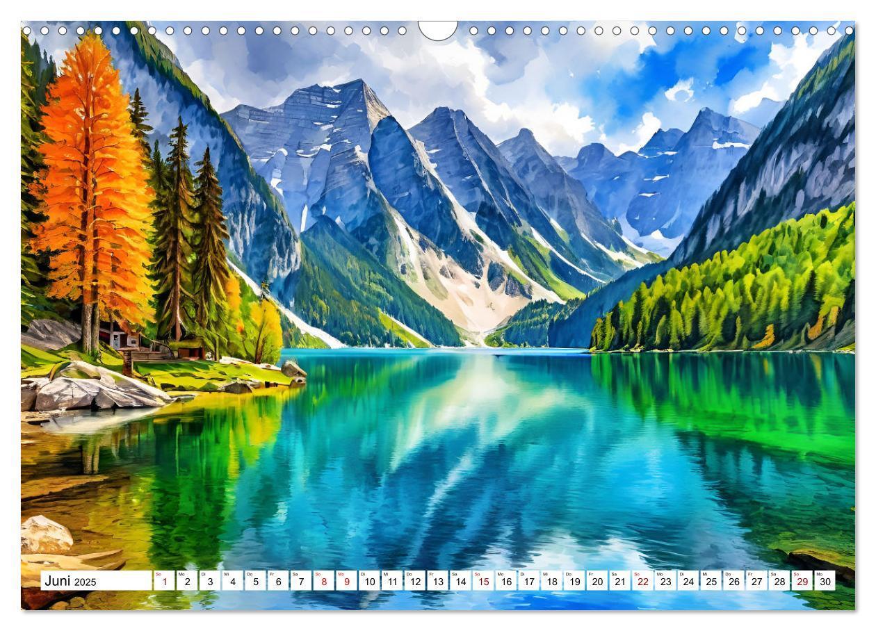 Bild: 9783457177976 | Österreich - Idylle in den Alpen (Wandkalender 2025 DIN A3 quer),...