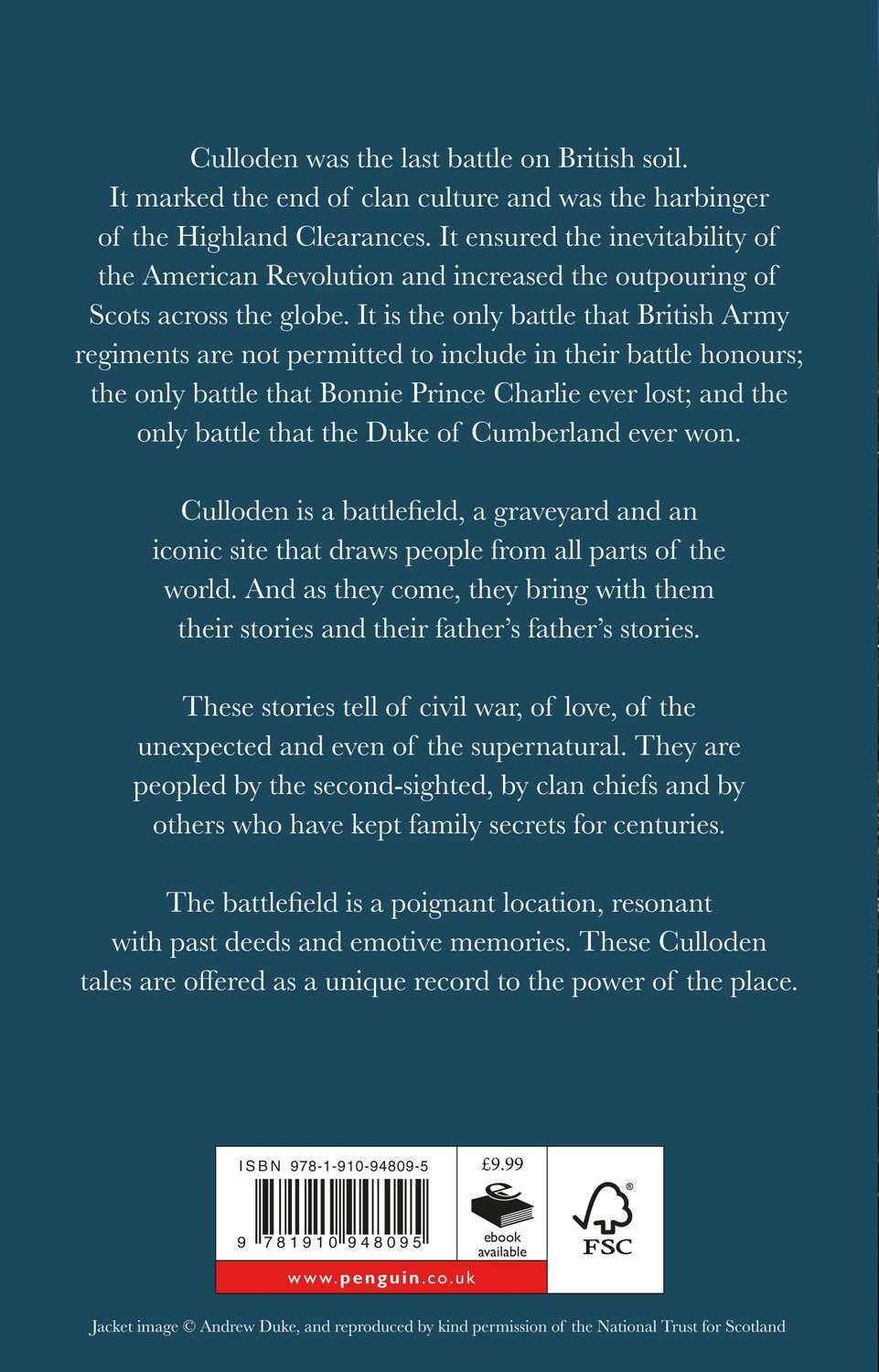 Rückseite: 9781910948095 | Culloden Tales | Stories from Scotland's Most Famous Battlefield