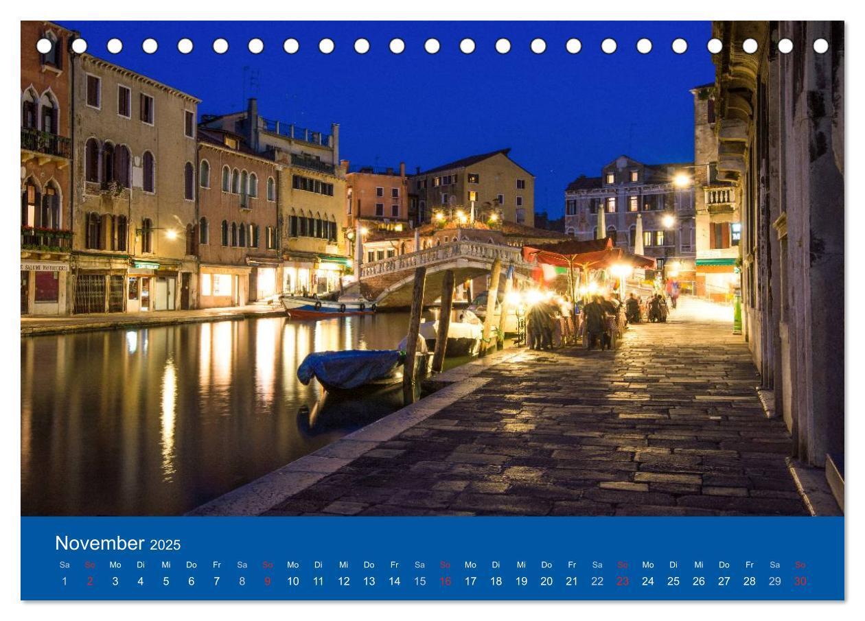 Bild: 9783435663026 | Mein lautloses Venedig (Tischkalender 2025 DIN A5 quer), CALVENDO...