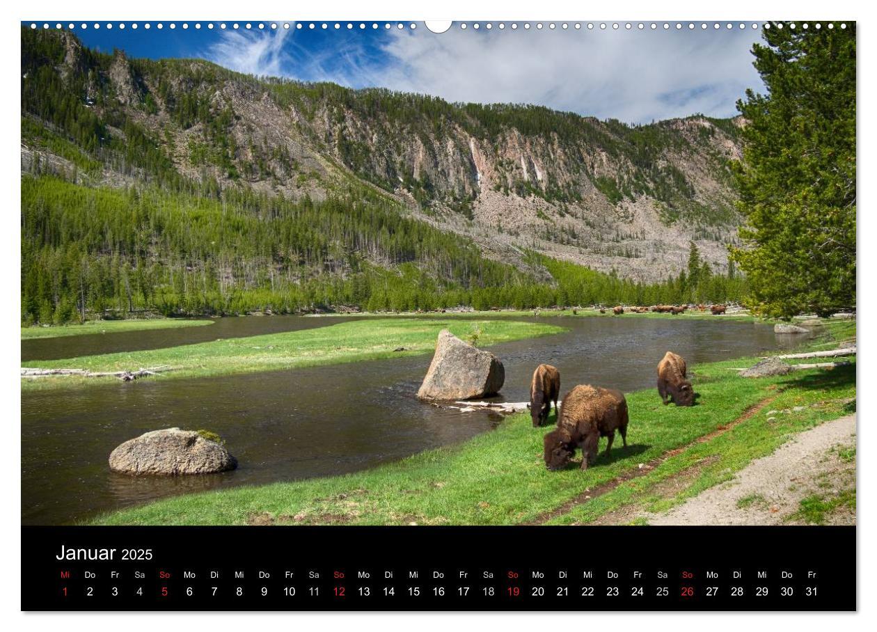 Bild: 9783435663675 | Traumziele in den USA. Der Yellowstone National Park (Wandkalender...