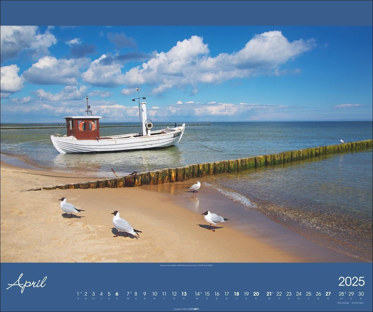 Bild: 9783839900680 | Ostsee Kalender 2025 | Kalender | Spiralbindung | 14 S. | Deutsch