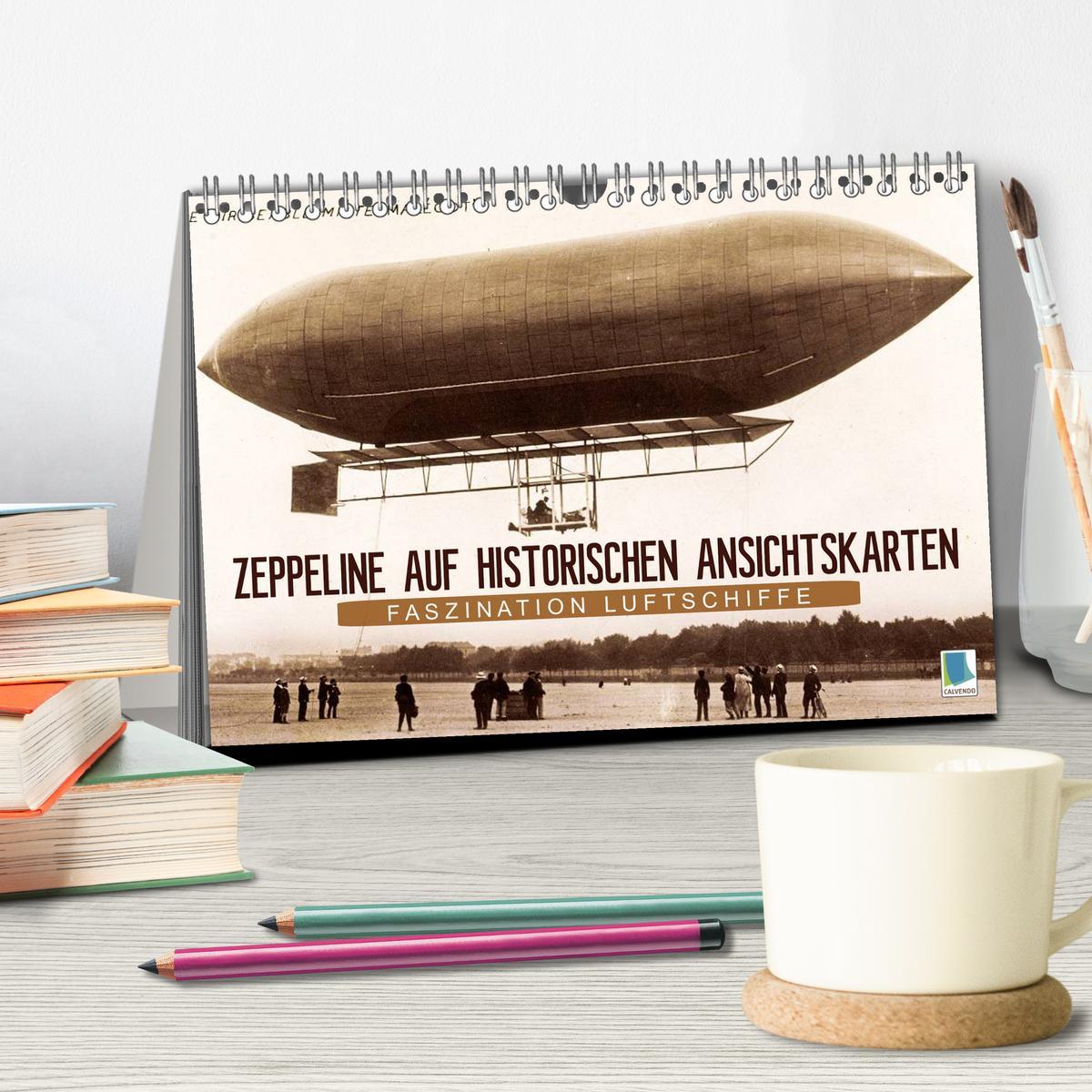 Bild: 9783435697380 | Faszination Luftschiffe ¿ Zeppeline auf historischen Ansichtskarten...