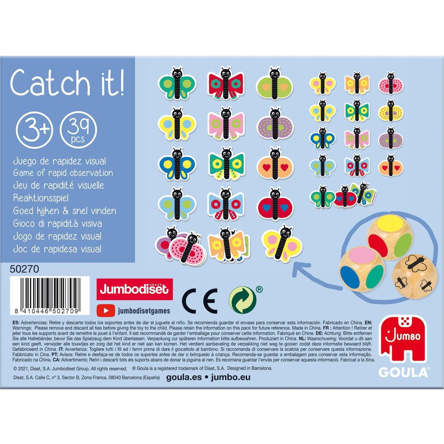 Bild: 8410446502709 | GOULA Catch it! Schmetterling | Spiel | 50270 | Deutsch | 2022