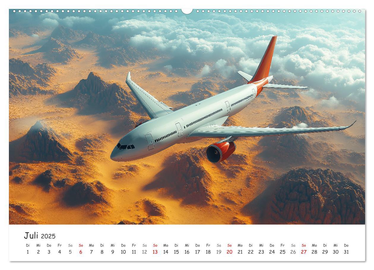 Bild: 9783457214084 | Flugzeugkalender - Die schönsten Passagiermaschinen (hochwertiger...