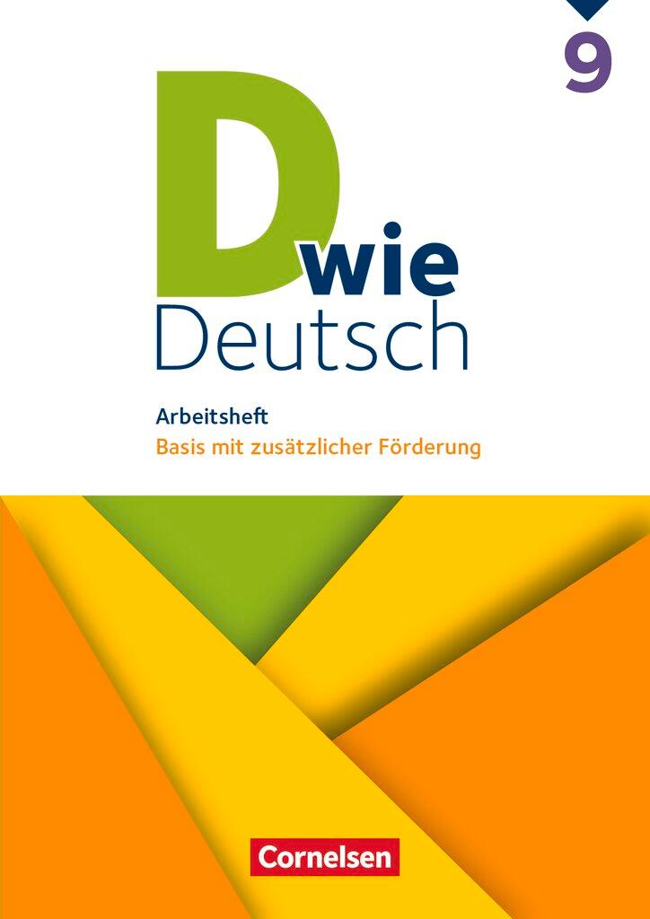 Cover: 9783062000430 | D wie Deutsch 9. Schuljahr. Arbeitsheft mit Lösungen | Sven Grünes