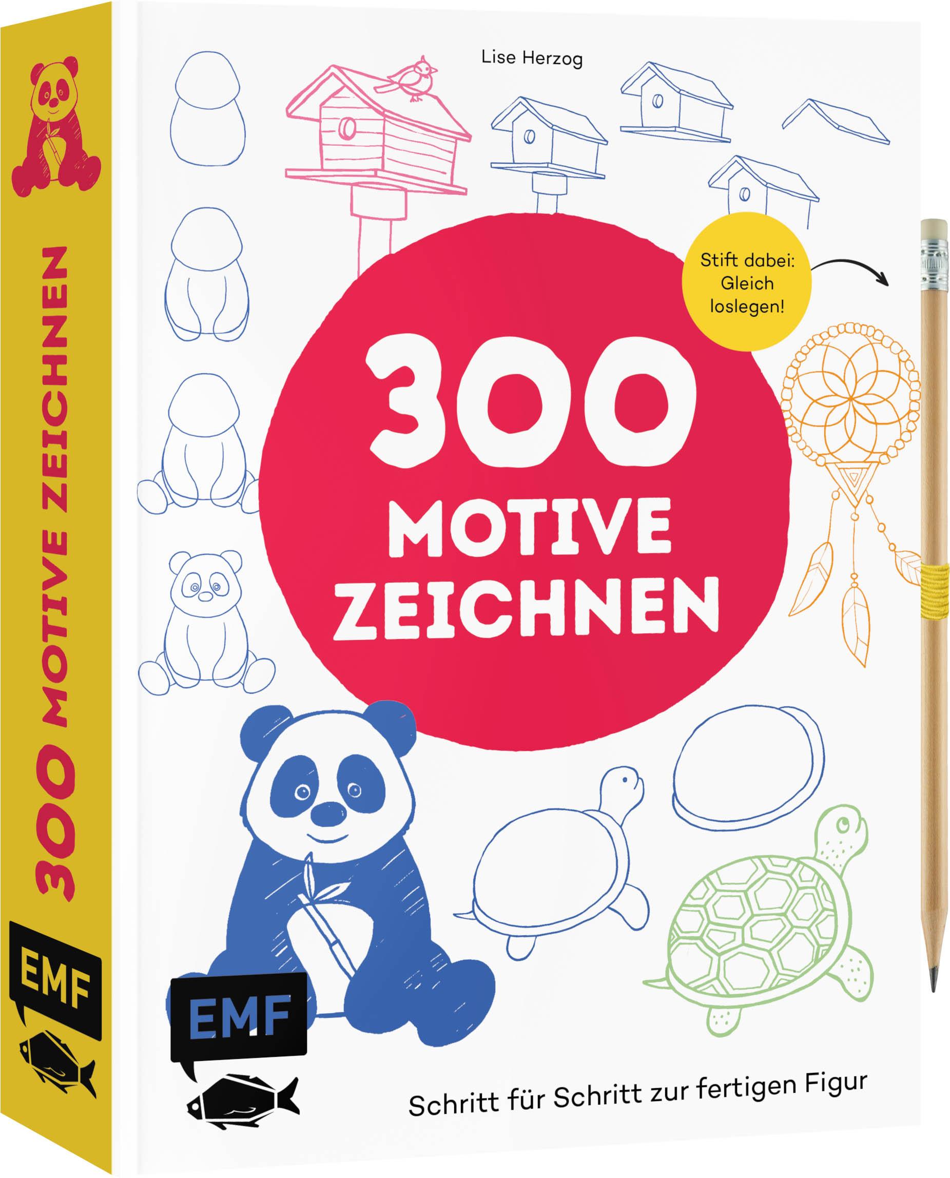 Cover: 9783745924794 | 300 Motive zeichnen | Lise Herzog | Taschenbuch | 448 S. | Deutsch