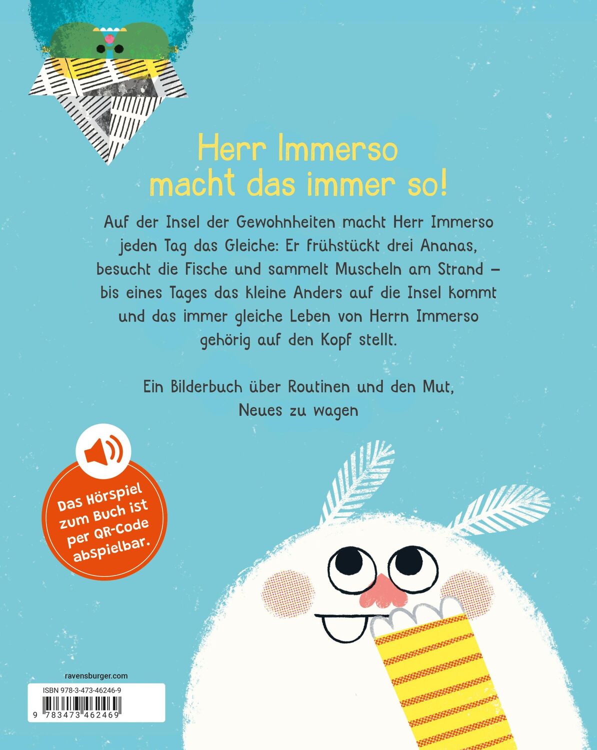 Rückseite: 9783473462469 | Herr Immerso und das kleine Anders | Jennifer E. Smith | Buch | 40 S.