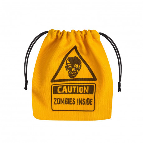 Cover: 5907699492190 | Zombie Yellow &amp; black Dice Bag | Dice Bag | QWOZOM10 | Q-Workshop