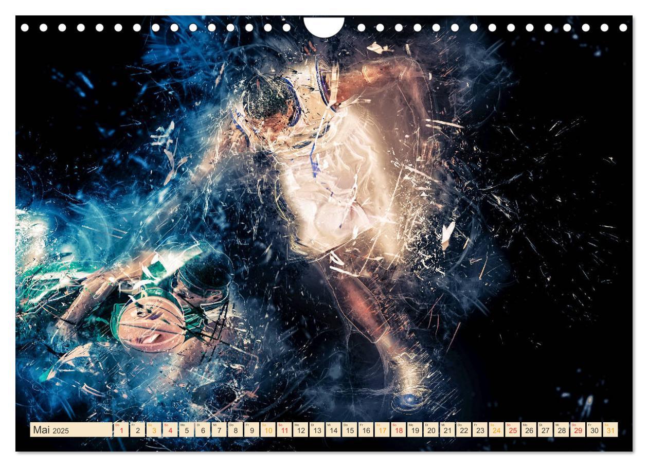 Bild: 9783435325498 | Basketball extrem (Wandkalender 2025 DIN A4 quer), CALVENDO...