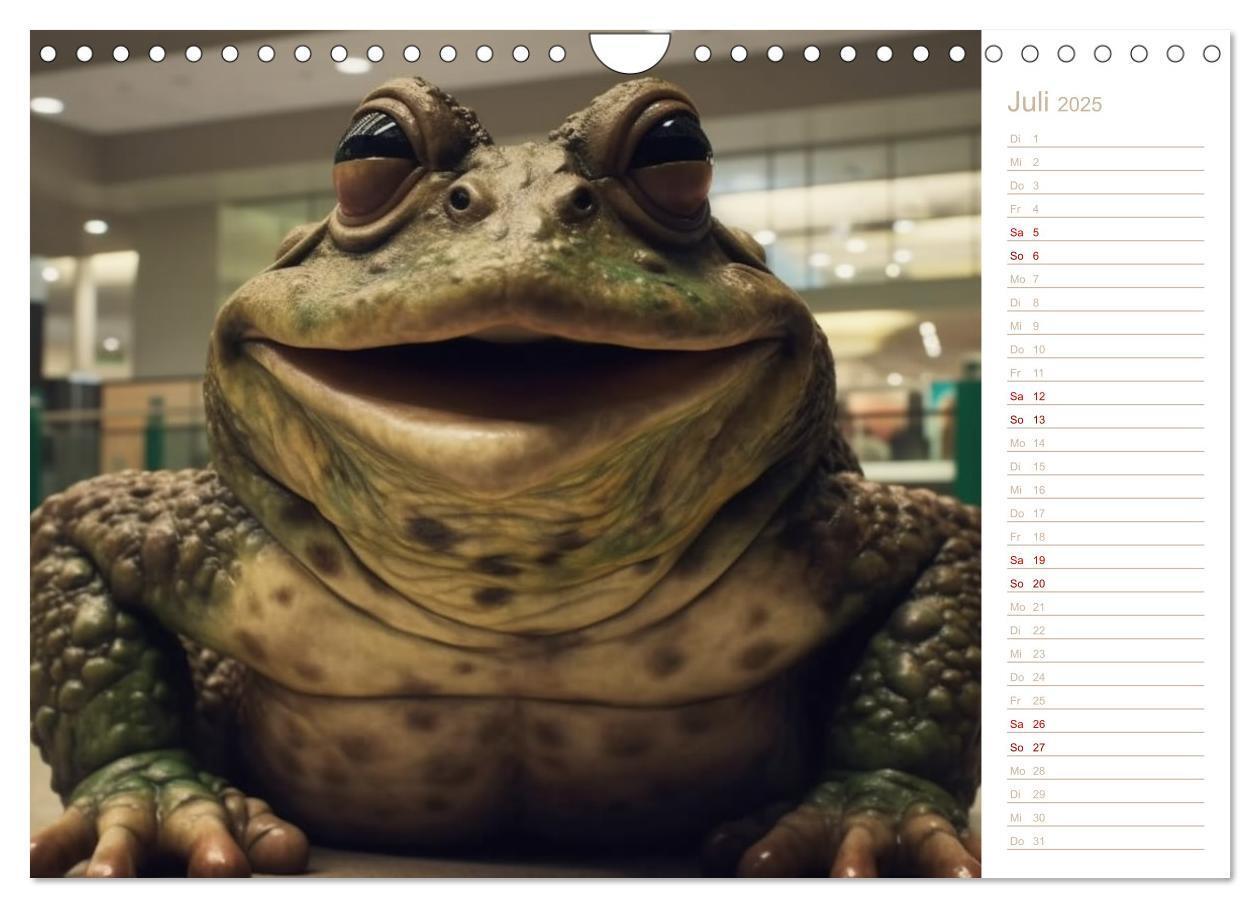 Bild: 9783383909887 | Lachende Frösche (Wandkalender 2025 DIN A4 quer), CALVENDO...