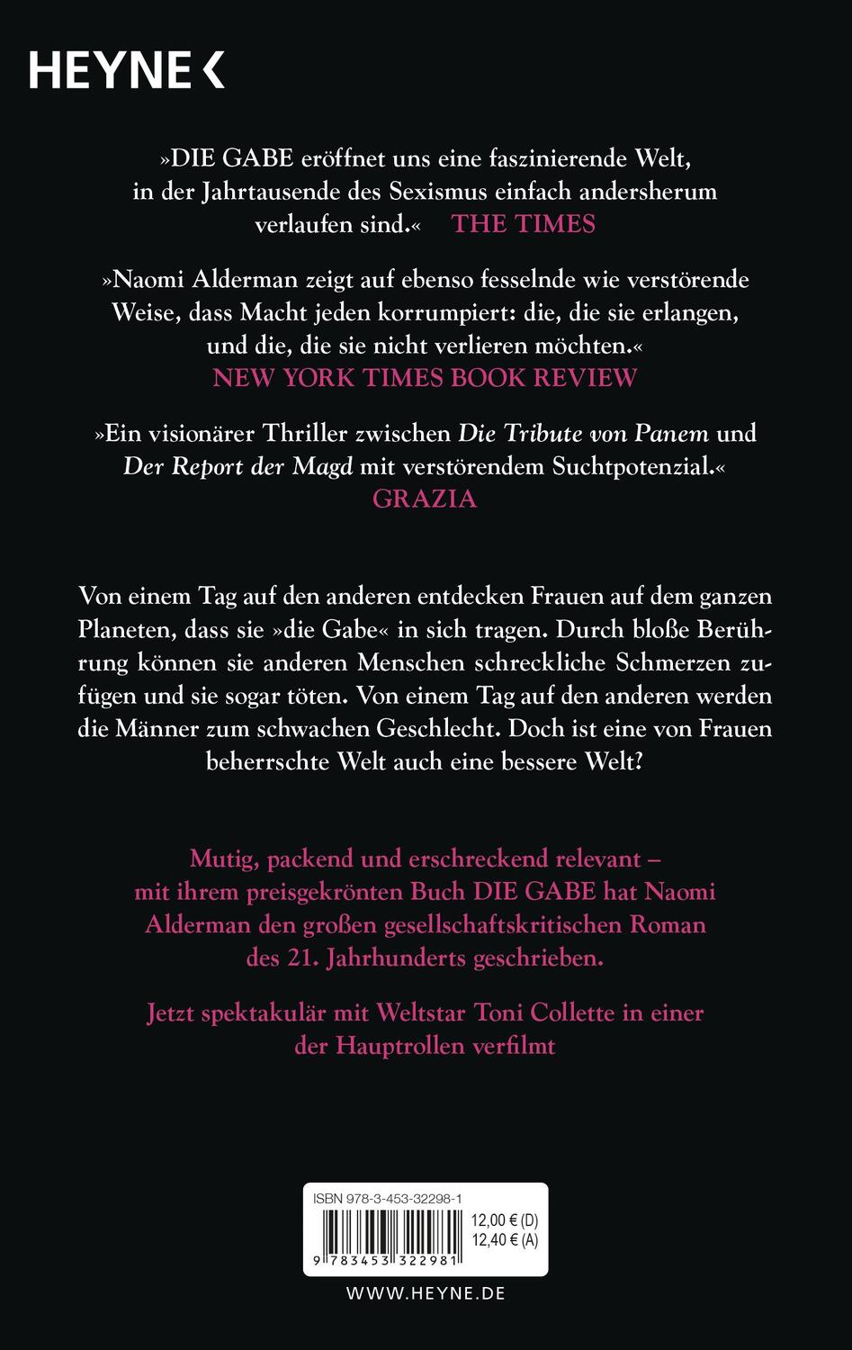 Bild: 9783453322981 | Die Gabe | Filmausgabe - Roman | Naomi Alderman | Taschenbuch | 2023