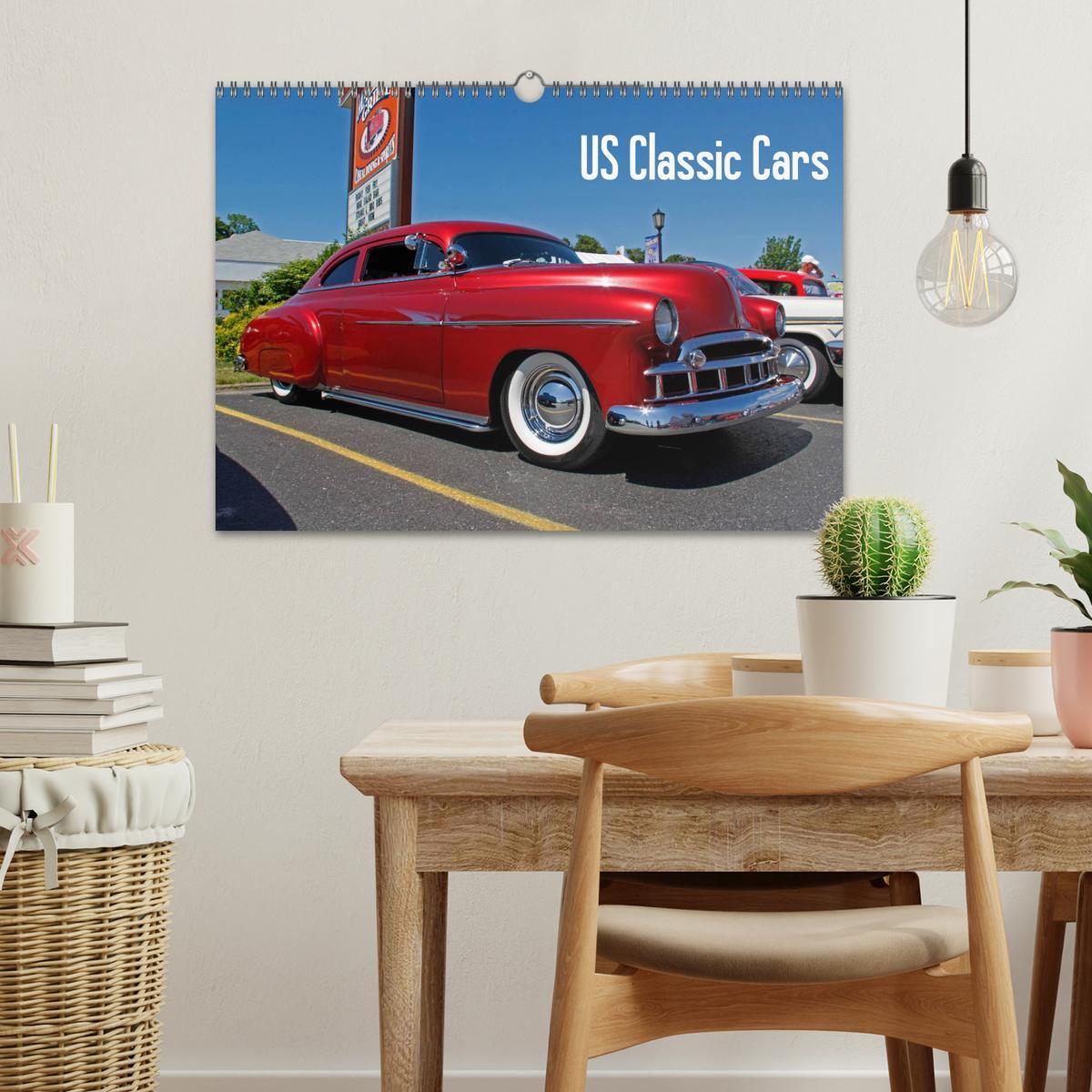 Bild: 9781325991105 | US Classic Cars (Wall Calendar 2025 DIN A3 landscape), CALVENDO 12...