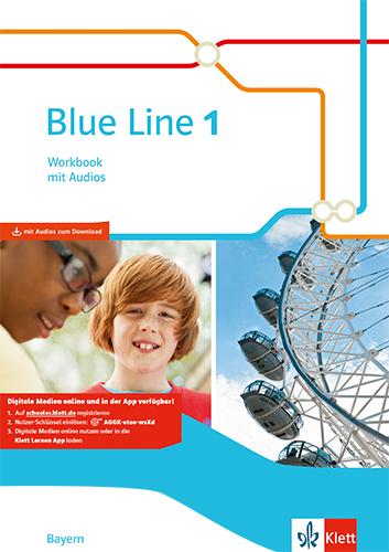 Cover: 9783125483514 | Blue Line. Workbook mit Audios. Klasse 5. Ausgabe für Bayern ab 2017