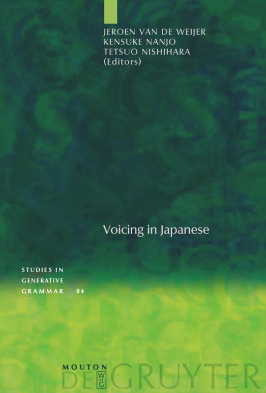 Cover: 9783110186000 | Voicing in Japanese | Jeroen Van De Weijer (u. a.) | Buch | ISSN