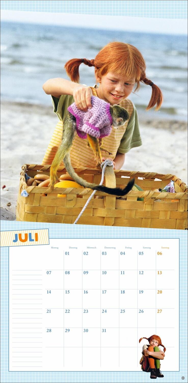 Bild: 9783756405527 | Pippi Langstrumpf Broschurkalender 2025 | Astrid Lindgren | Kalender