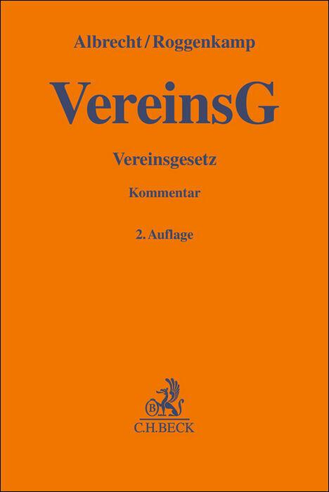 Cover: 9783406791505 | Vereinsgesetz (VereinsG) | Florian Claus Albrecht (u. a.) | Buch