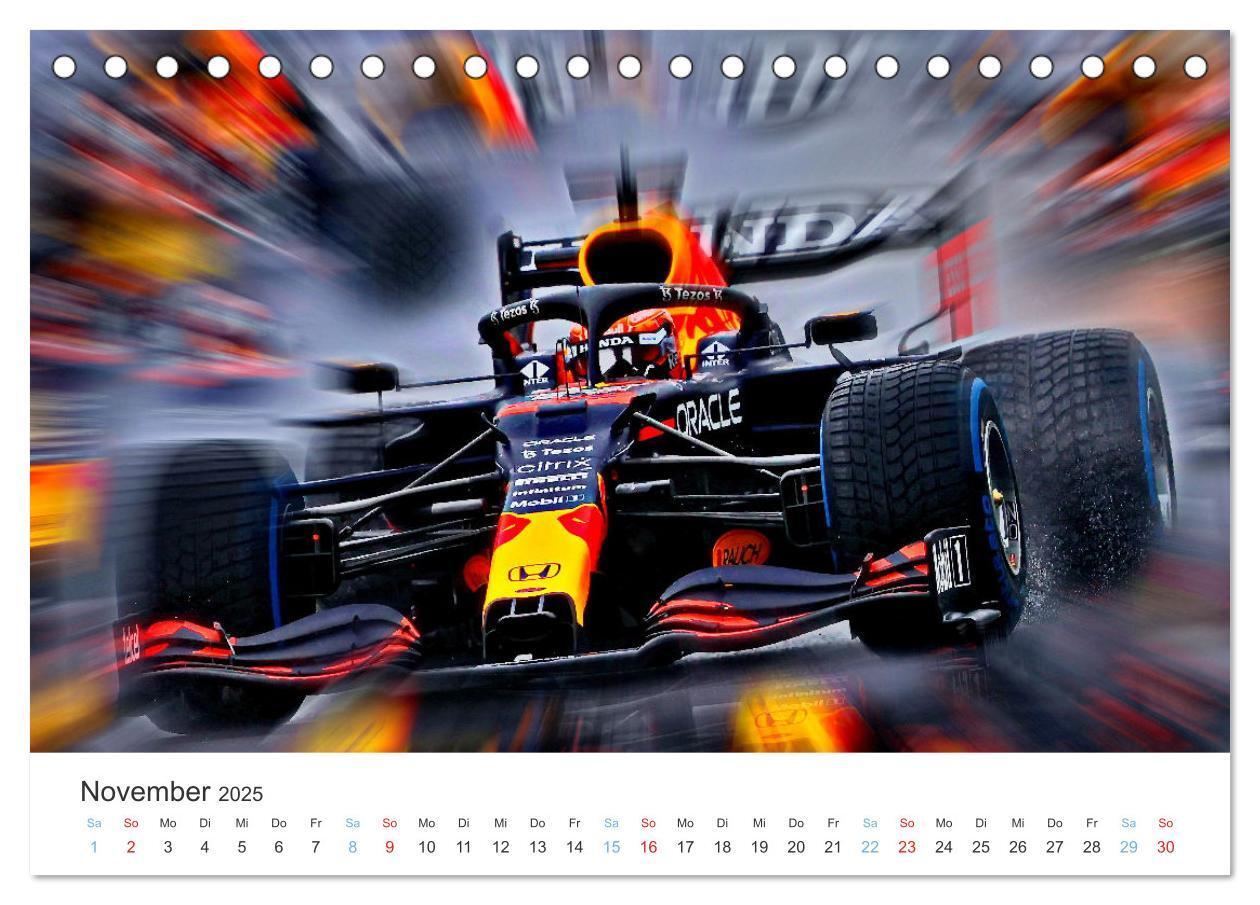 Bild: 9783435019410 | Formel 1 - Die Königsklasse (Tischkalender 2025 DIN A5 quer),...