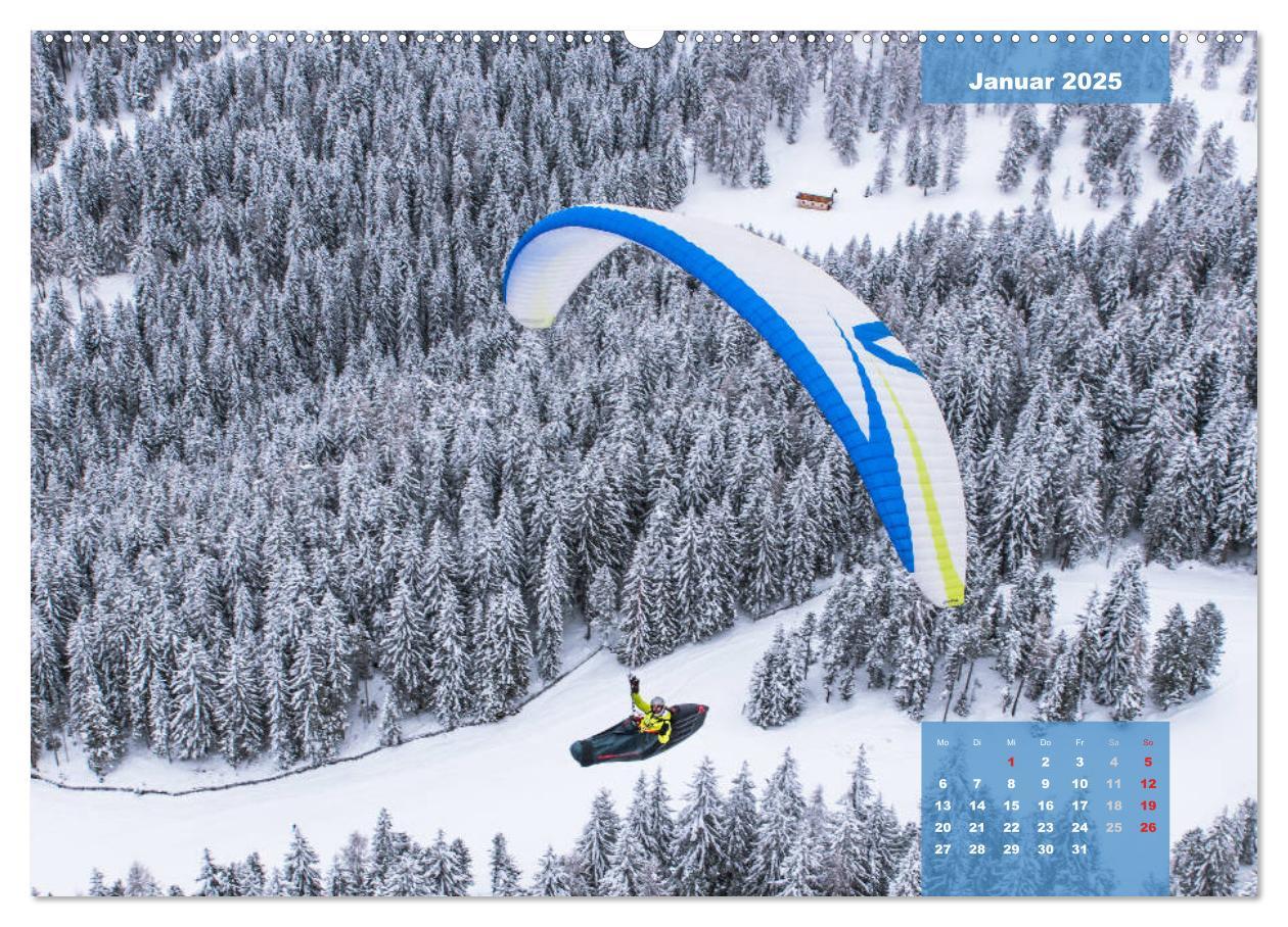 Bild: 9783435178643 | Paragliding - Aufbruch zu neuen Höhenflügen (Wandkalender 2025 DIN...