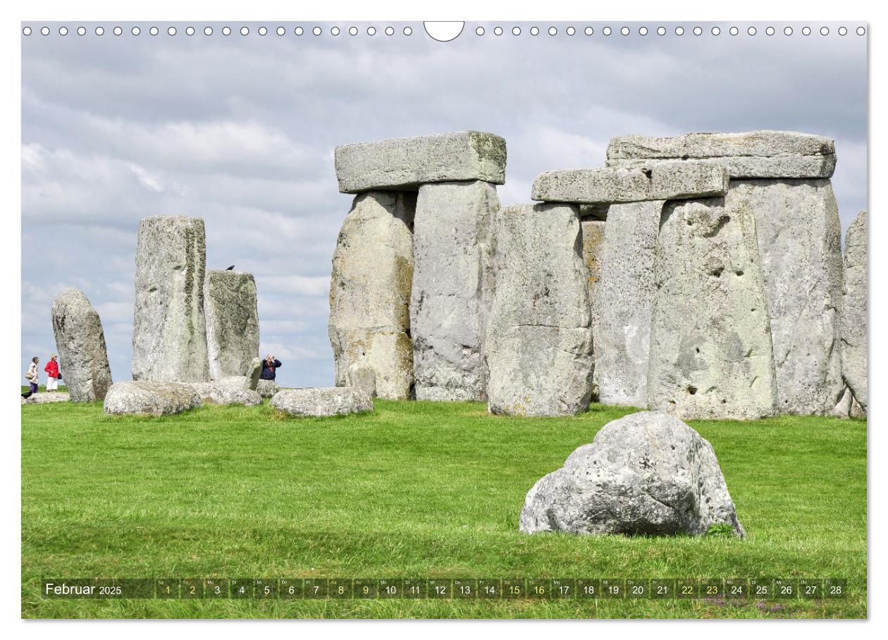 Bild: 9783383918155 | Geheimnisvolles Stonehenge (Wandkalender 2025 DIN A3 quer),...