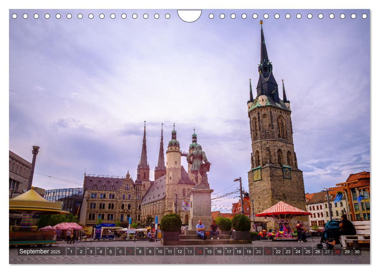 Bild: 9783435614790 | Ein Blick auf Halle an der Saale (Wandkalender 2025 DIN A4 quer),...