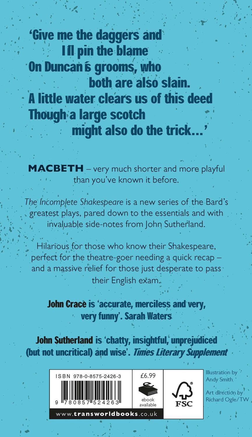 Rückseite: 9780857524263 | Macbeth | John/Sutherland, John Crace | Buch | Incomplete Shakespeare