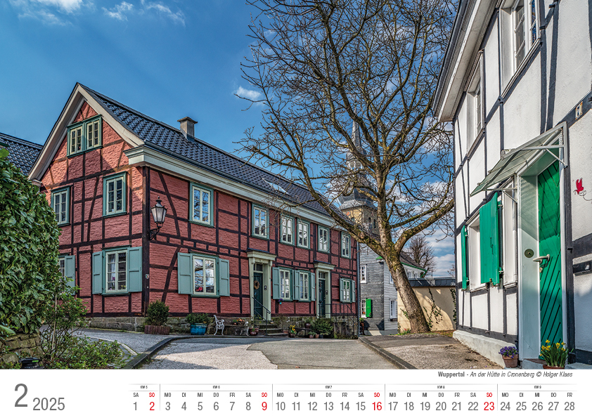 Bild: 9783965352148 | Wuppertal 2025 Bildkalender A4 Spiralbindung | Holger Klaes | Kalender