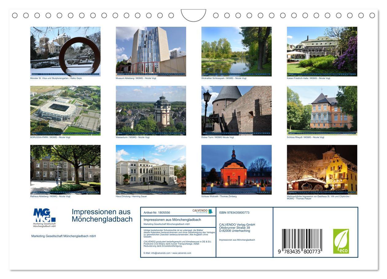 Bild: 9783435800773 | Impressionen aus Mönchengladbach (Wandkalender 2025 DIN A4 quer),...