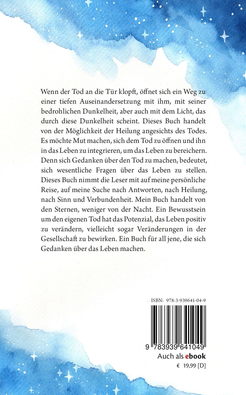 Rückseite: 9783939641049 | Wenn der Tod anklopft sieht man die Sterne in der Nacht | Gebler