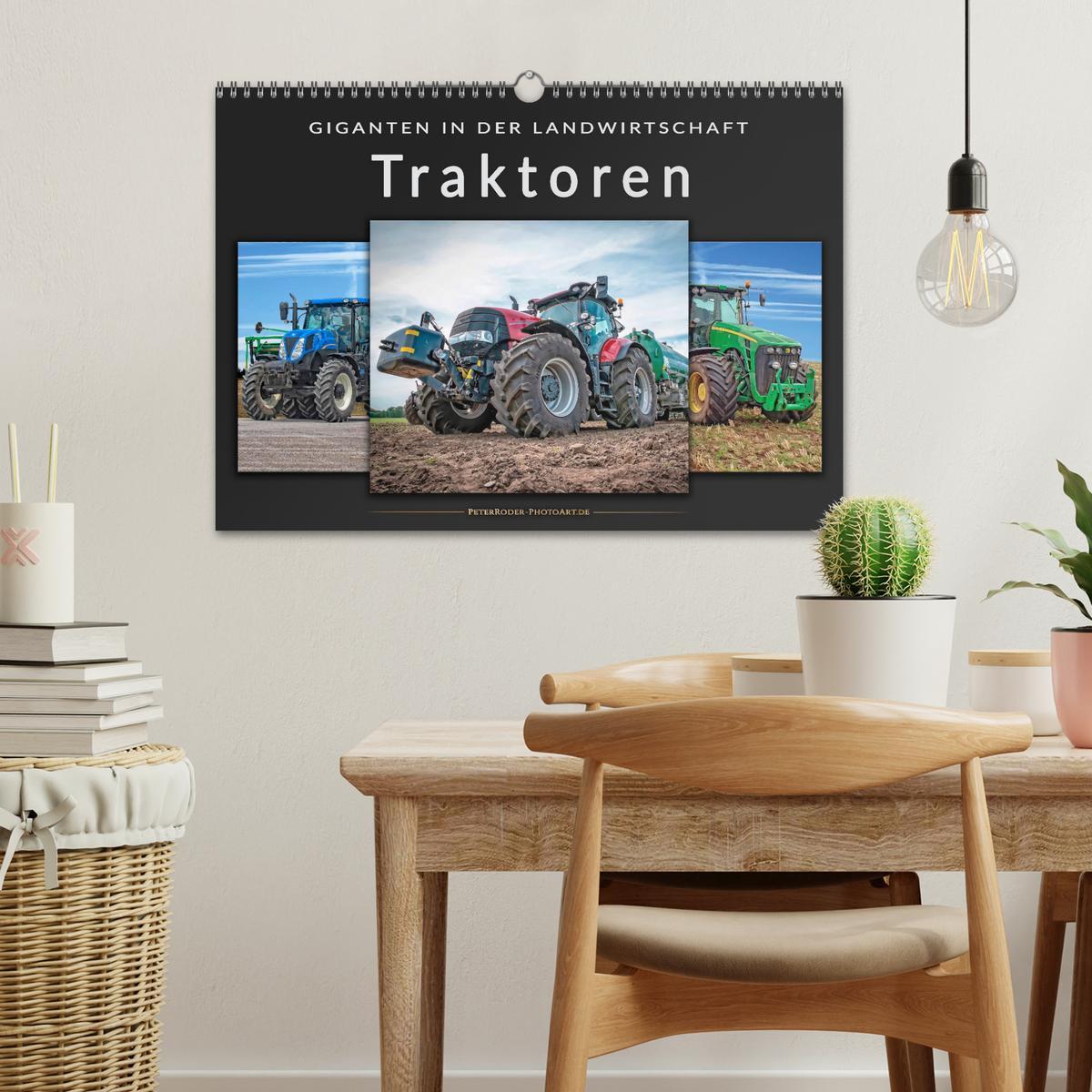 Bild: 9783435299454 | Traktoren - Giganten in der Landwirtschaft (Wandkalender 2025 DIN...