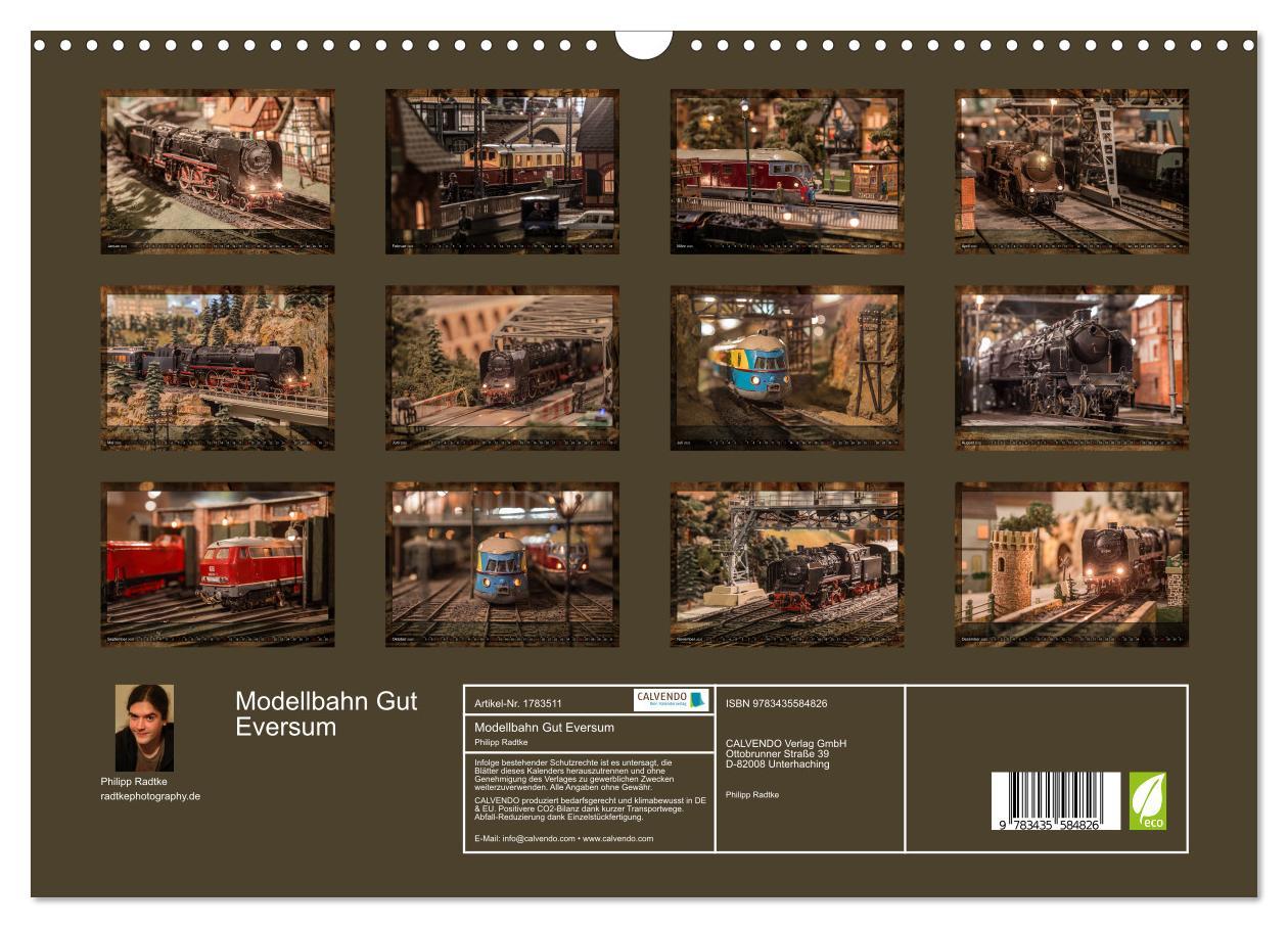 Bild: 9783435584826 | Modellbahn Gut Eversum (Wandkalender 2025 DIN A3 quer), CALVENDO...