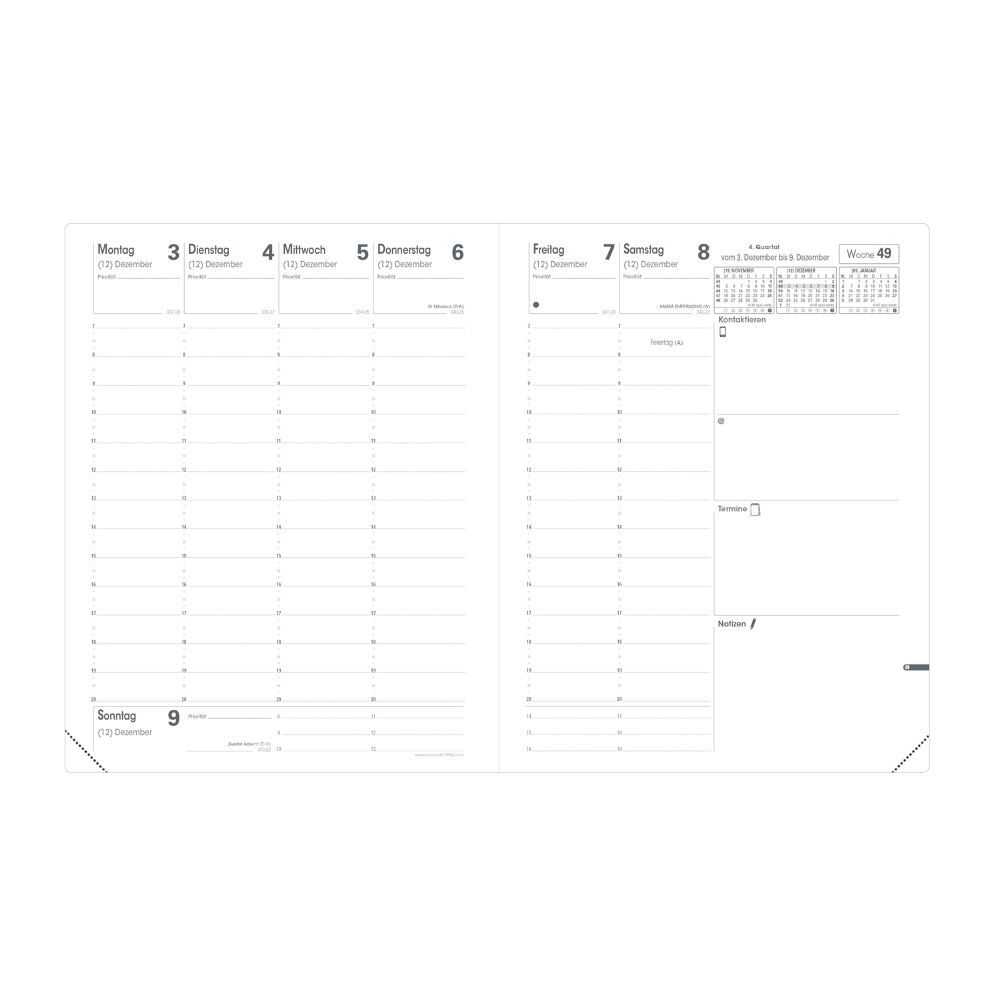 Cover: 3371010123872 | Pre 777, Kalender-Einlage | Kalender | Mit Eckperforation | Deutsch