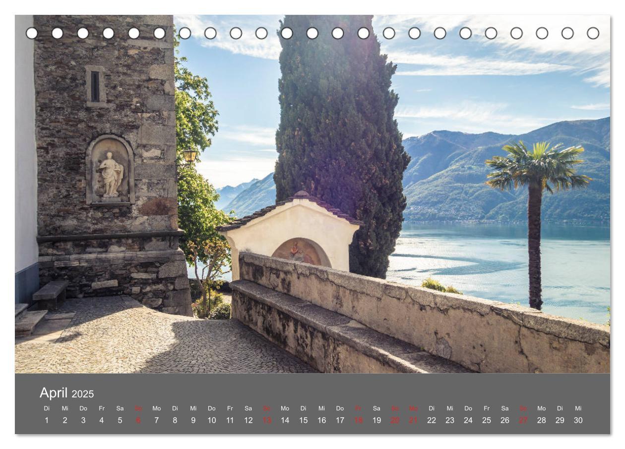 Bild: 9783435232840 | Tessin, zwischen Lago Maggiore und Lugano (Tischkalender 2025 DIN...