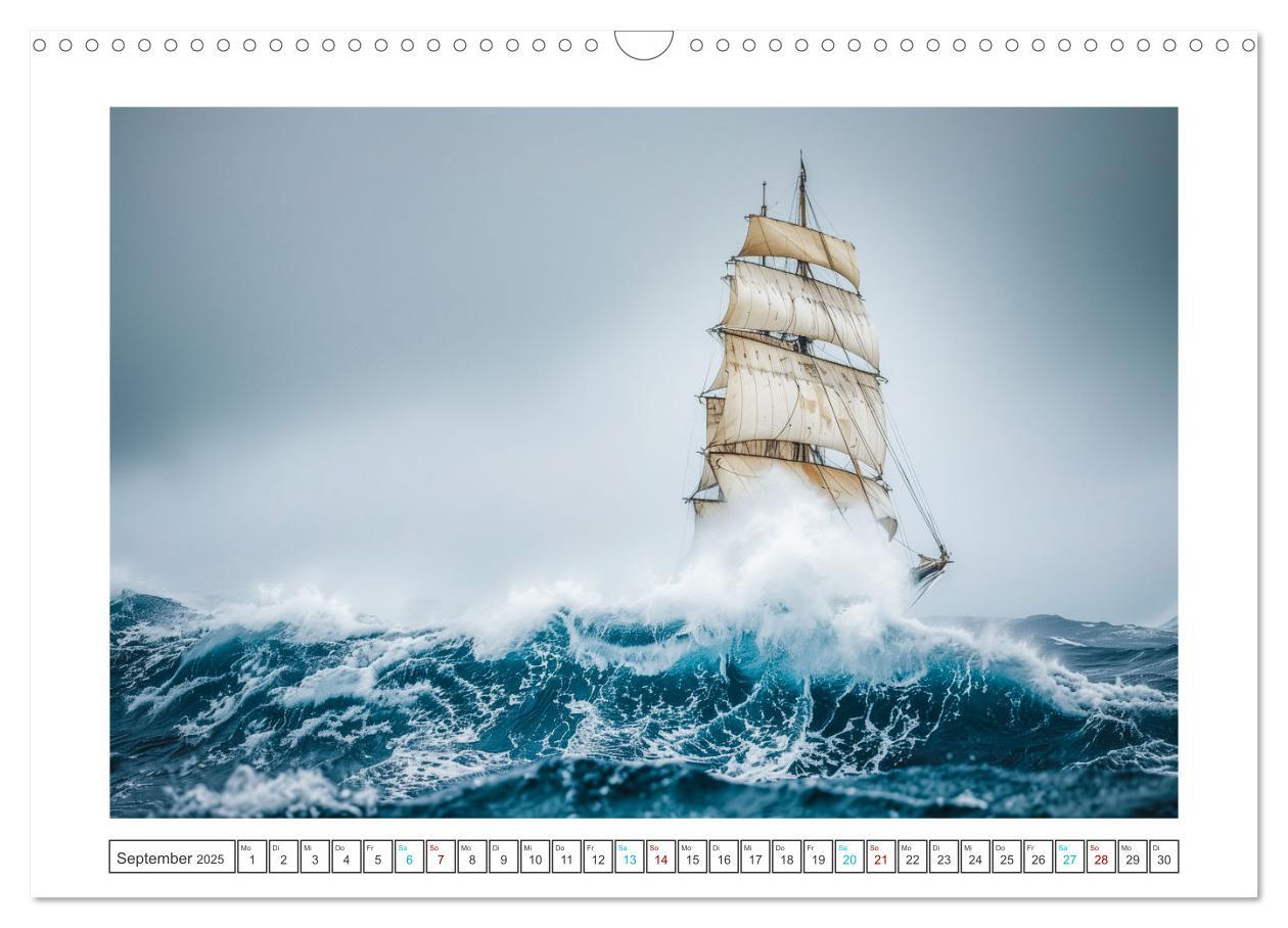 Bild: 9783383831041 | Wind und Wogen (Wandkalender 2025 DIN A3 quer), CALVENDO...