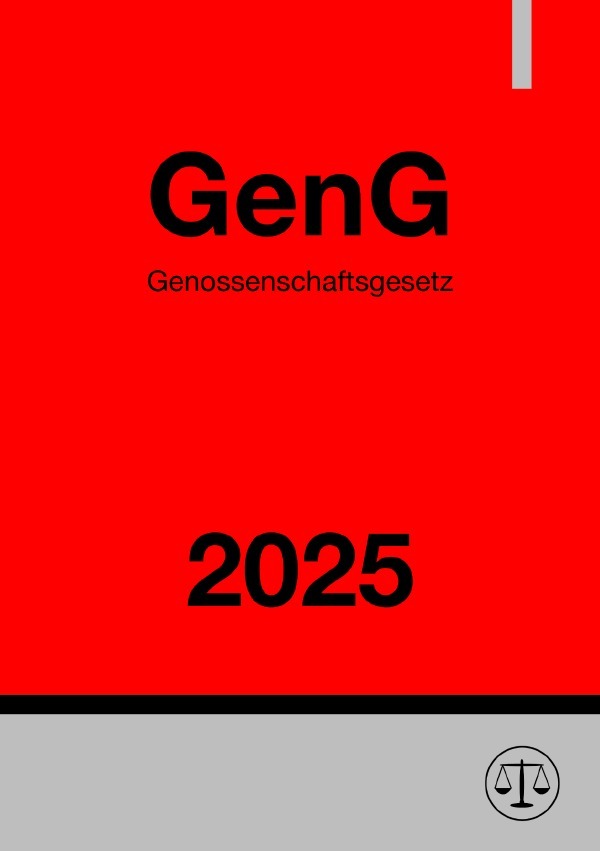 Cover: 9783818742850 | Genossenschaftsgesetz - GenG 2025 | Ronny Studier | Taschenbuch | 2024