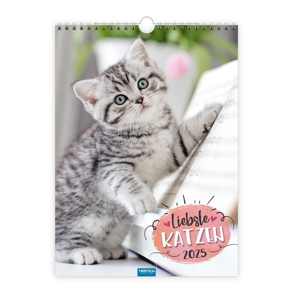 Cover: 9783988022035 | Trötsch Classickalender Liebste Katzen 2025 | Wandkalender | KG | 2025