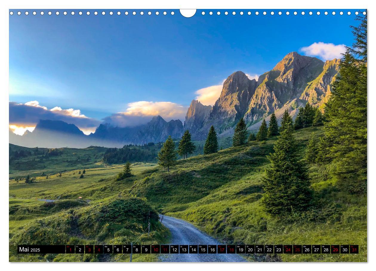 Bild: 9783435098965 | Alpen - Schweiz und Vorarlberg (Wandkalender 2025 DIN A3 quer),...