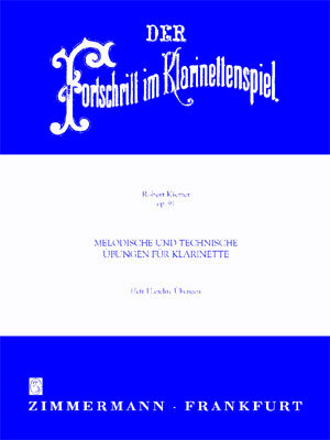 Cover: 9790010121703 | Fortschritt Im Klarinettenspiel | R. Kietzer | Buch